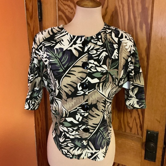 Vintage 80s Tropical vibes shirt - Picture 5 of 12